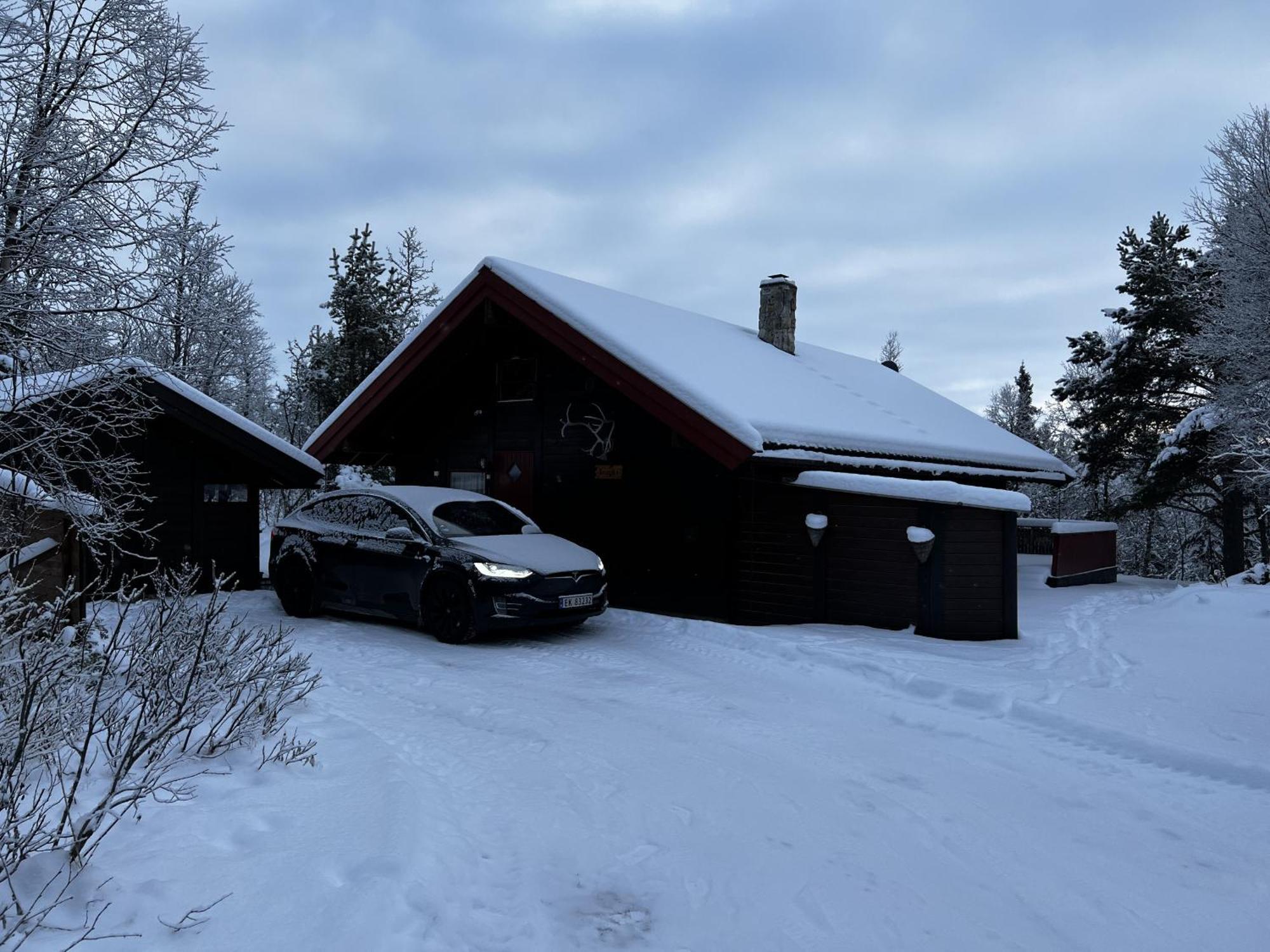 Koselig Hytte Med Usjenert Og Solrik Beliggenhet Гейло Экстерьер фото