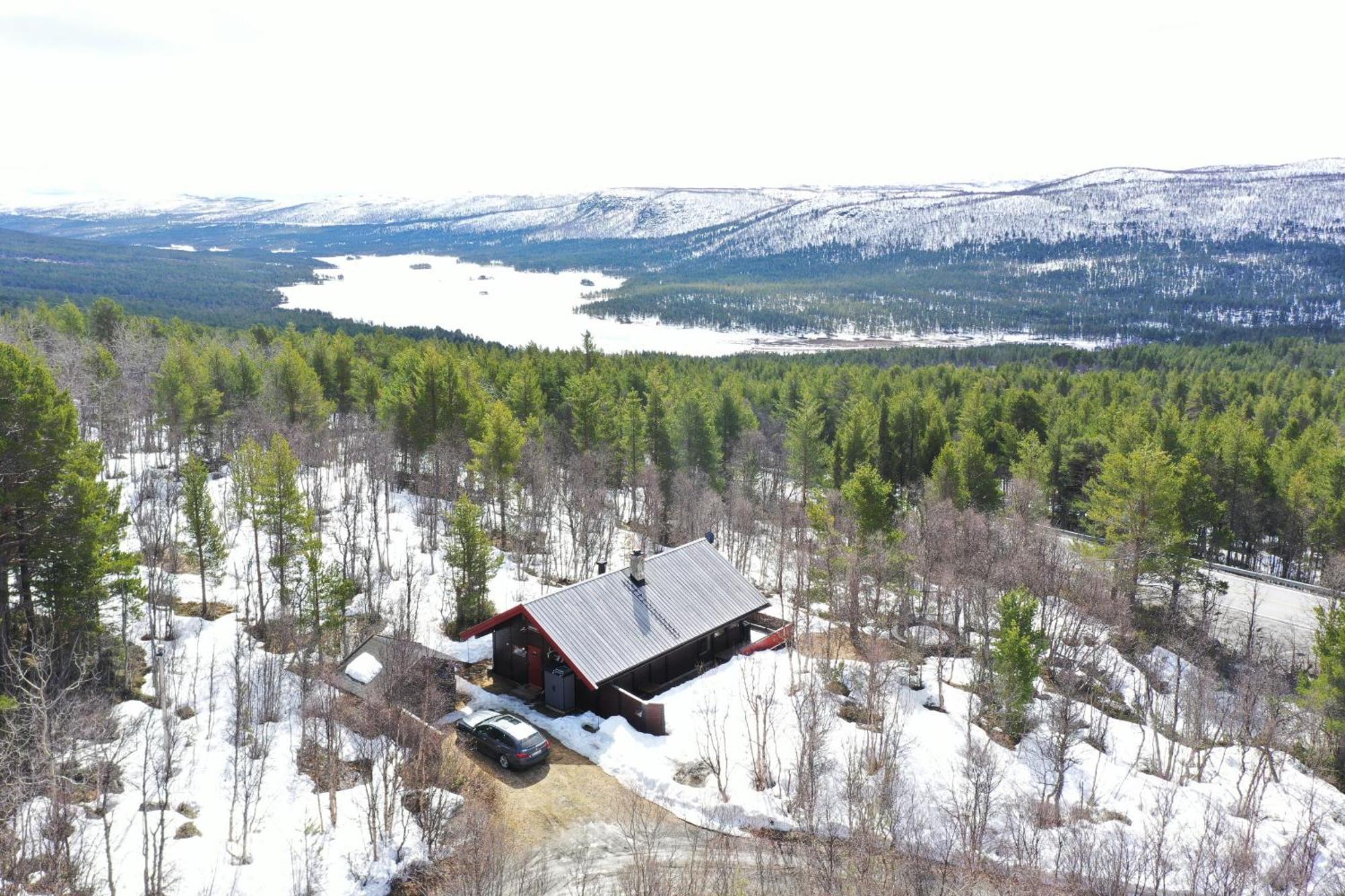 Koselig Hytte Med Usjenert Og Solrik Beliggenhet Гейло Экстерьер фото
